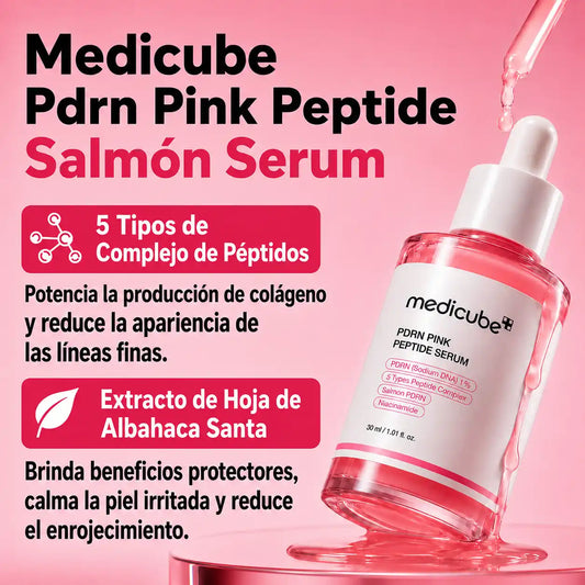 Medicube Pdrn Pink Peptide Salmón Serum 30ml